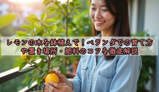 レモンの木を鉢植えで！ベランダでの育て方や置き場所・肥料のコツを徹底解説
