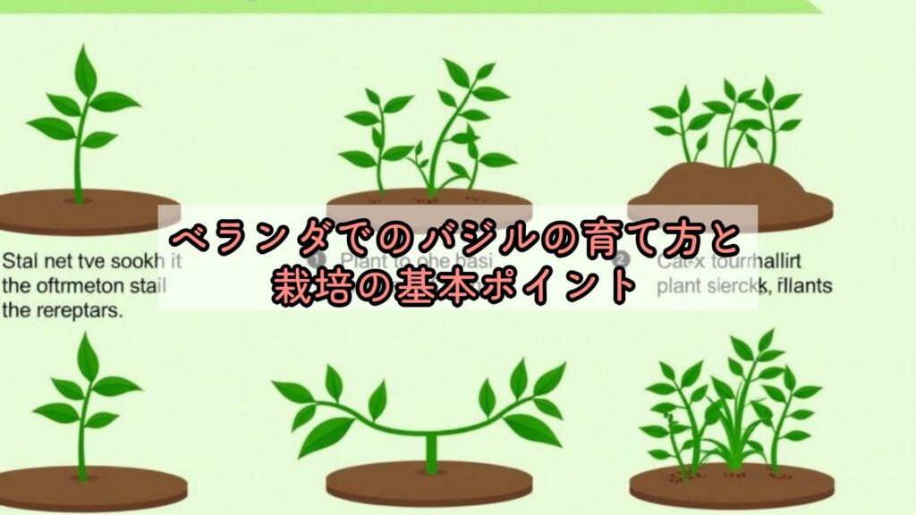ベランダでのバジルの育て方と栽培の基本ポイント