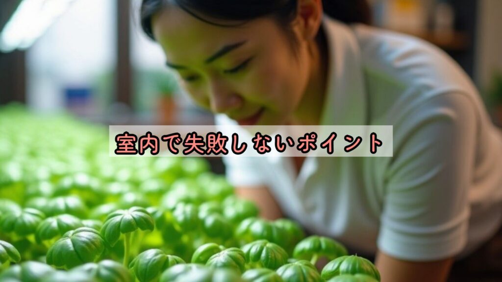 室内で失敗しないポイント