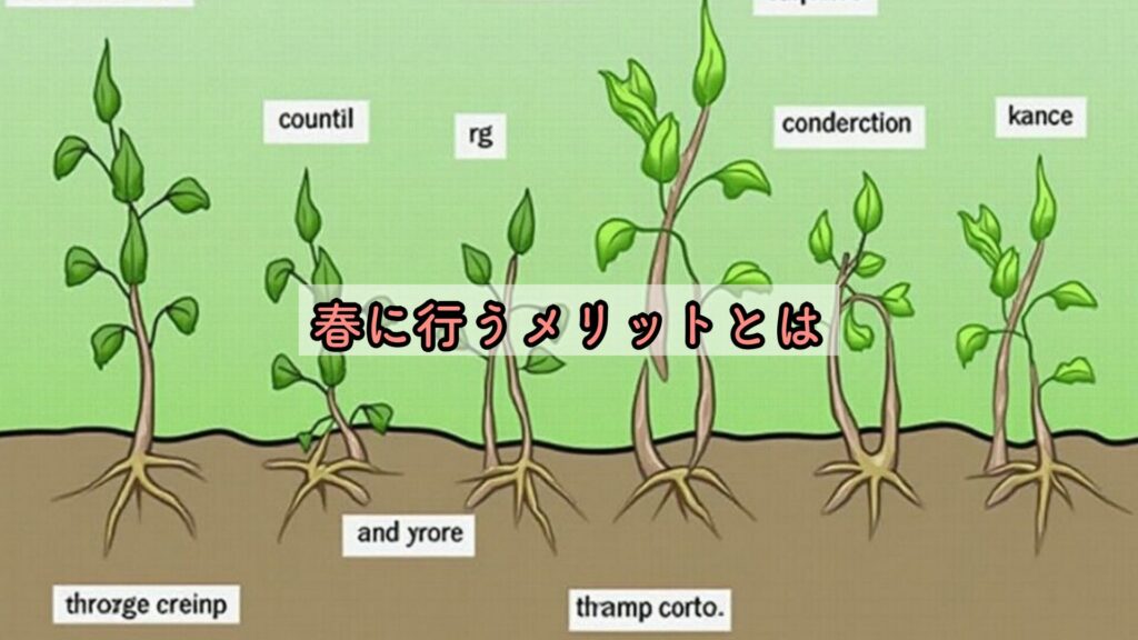 春に行うメリットとは