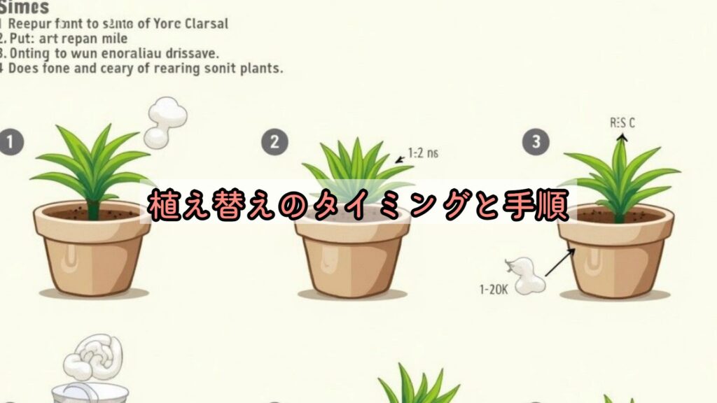 植え替えのタイミングと手順