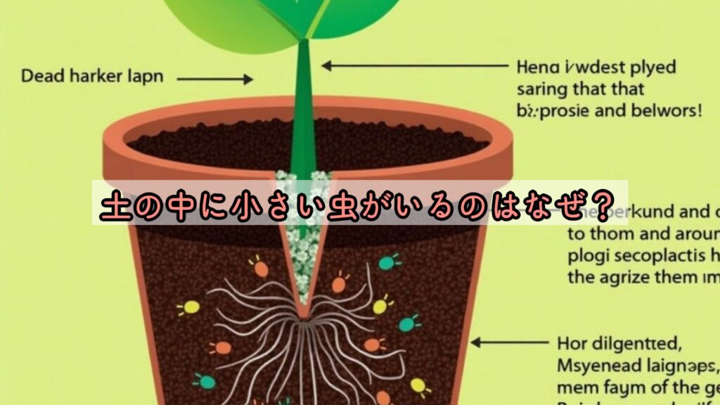 土の中に小さい虫がいるのはなぜ？