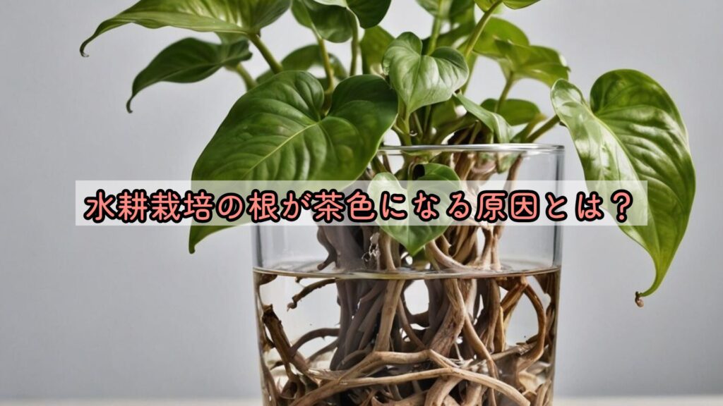 水耕栽培の根が茶色になる原因とは？