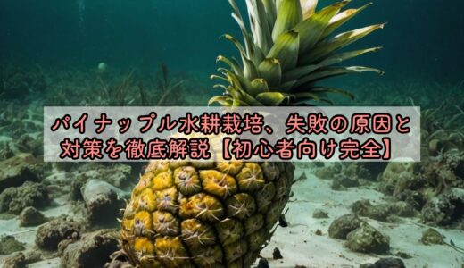 パイナップル水耕栽培、失敗の原因と対策を徹底解説【初心者向け完全】