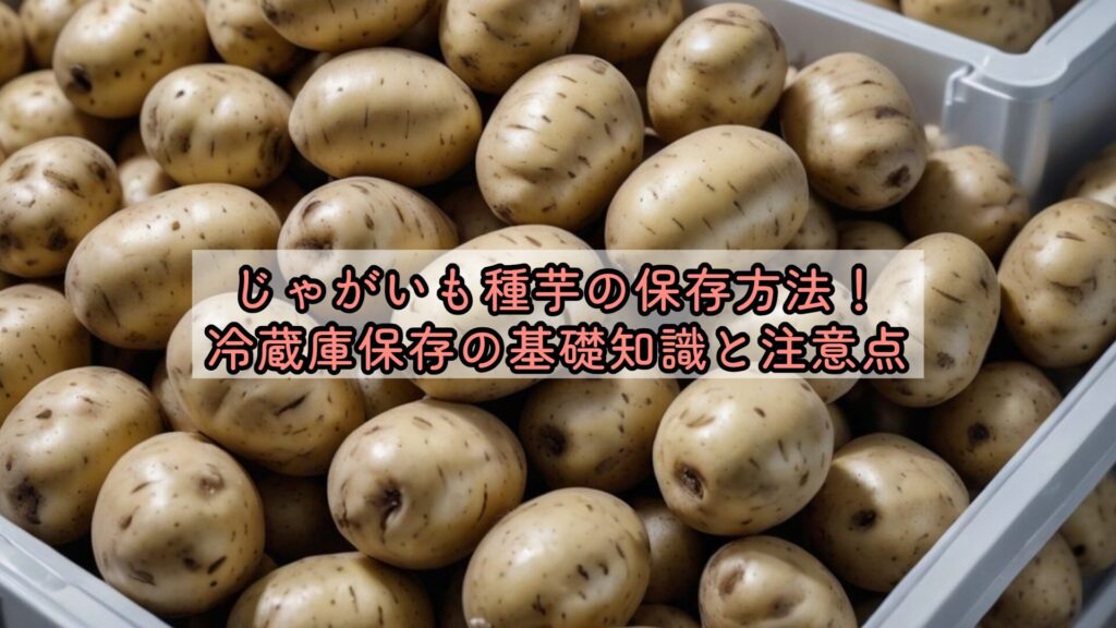 じゃがいも種芋の保存方法！冷蔵庫保存の基礎知識と注意点