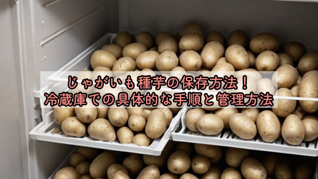 じゃがいも種芋の保存方法！冷蔵庫での具体的な手順と管理方法