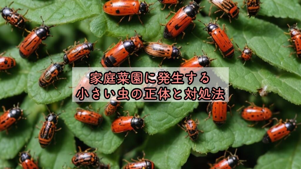 家庭菜園に発生する小さい虫の正体と対処法