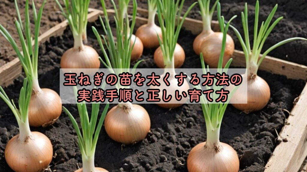 ぐれたくページ▼玉ねぎ苗 玉ねぎの苗を太くする方法】失敗しない育て方完全ガイド | グリーン