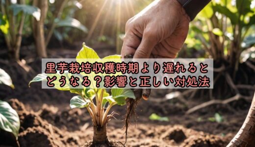 里芋栽培収穫時期より遅れるとどうなる？影響と正しい対処法