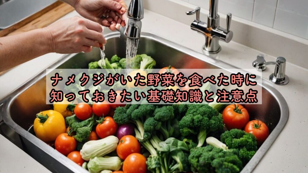 ナメクジがいた野菜を食べた時に知っておきたい基礎知識と注意点