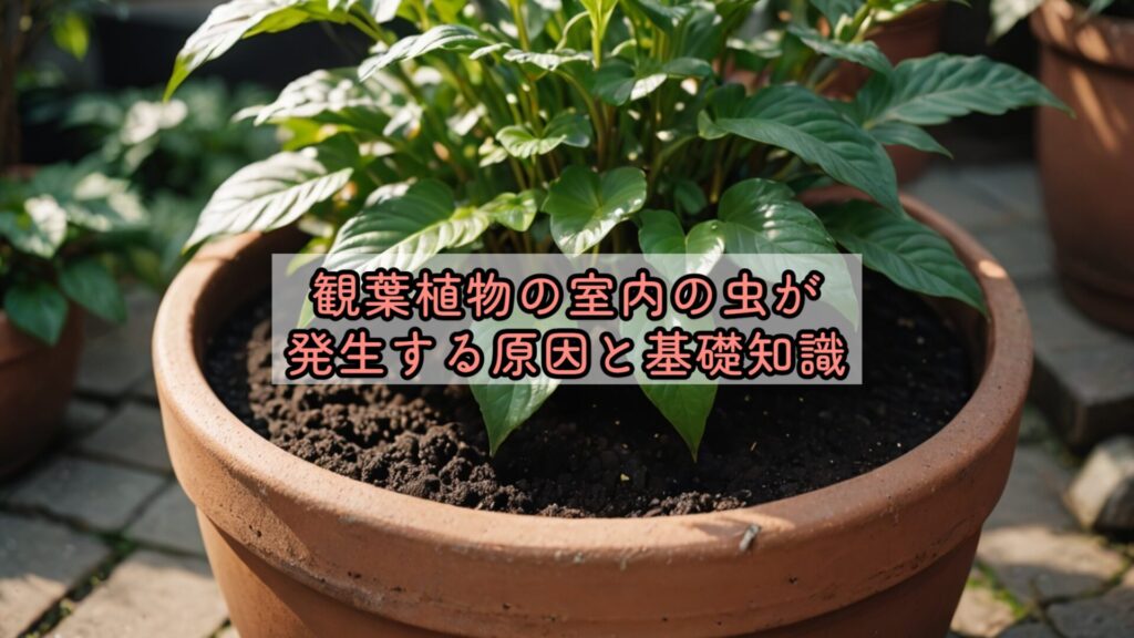 観葉植物の室内の虫が発生する原因と基礎知識