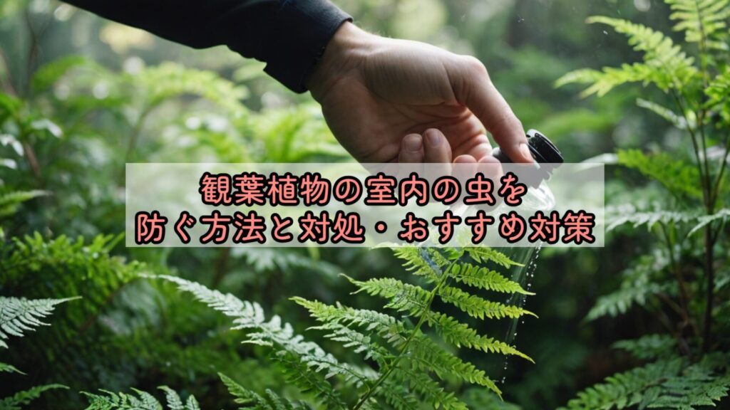 観葉植物の室内の虫を防ぐ方法と対処・おすすめ対策