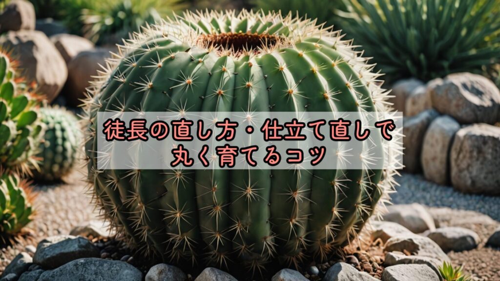 徒長の直し方・仕立て直しで丸く育てるコツ
